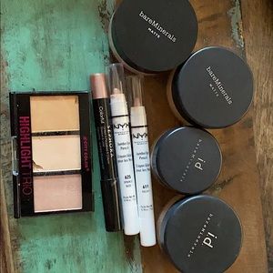 Makeup bundle - bare minerals, Sephora, NYX